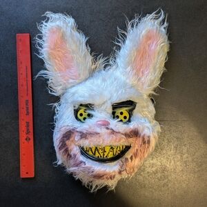White Scary Bunny Mask